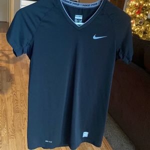 Nike Pro Black Dri-Fit Short Sleeve